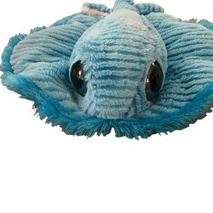 Sting Ray Stuffed Plush 21” Color Blue White Stuffed Animal Plush 2012 Rinco